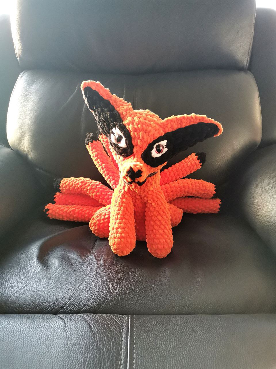 Nine-tail Kurama amigurumi preview